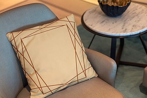 Miniatura 5 de Ysahome Funda de almohada con estampado digital de hojas tropicales, funda de cojín con patrones geométricos, funda de almohada exótica de hoja de