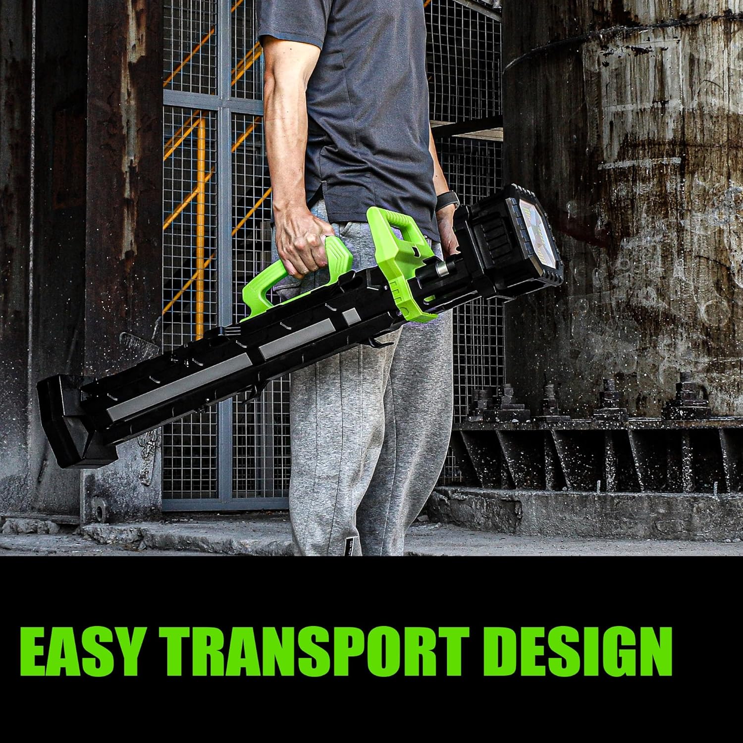 Cordless 10000LM Heavy-Duty LED Work Light on Stand, 4 Modes Super Bright, 9000mAh Rechargeable Work Light with Folding Tripod, Multi-Angle Lighting for Jobsite, Camping, Automotive - Image 7