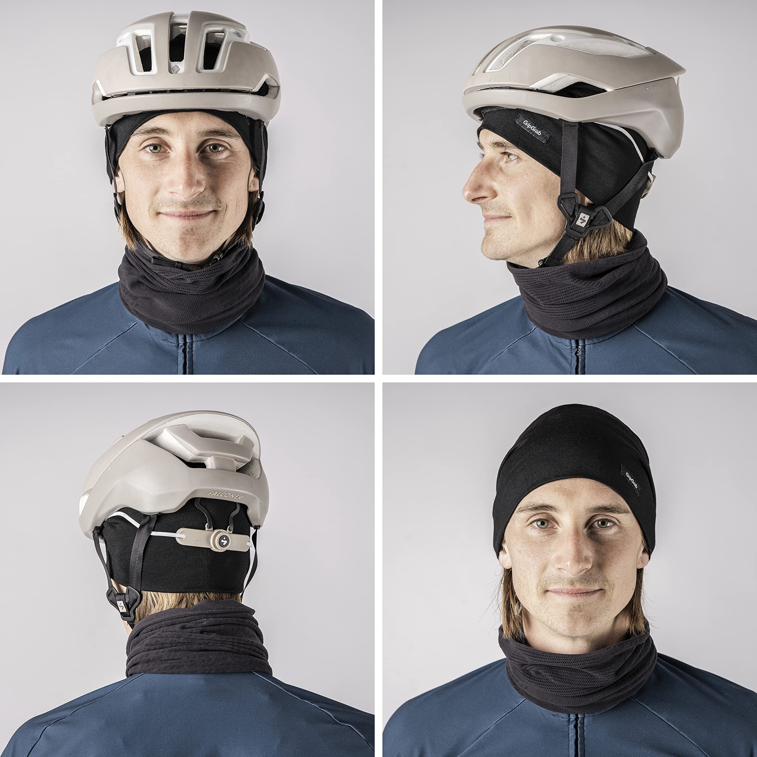 GripGrab Nakrycie głowy z wełny merynosów pod kask zimowa czapka rowerowa termiczna czapka rowerowa beanie jazda na rowerze czapka sportowa