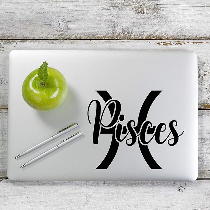 Yoonek Graphics Pisces Decal Sticker for Car Window, Laptop and More. # 1177 (4