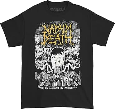 NAPALM DEATH ロン Tシャツ　Life?　size XL Napalm Death - World Keeps Turning long sleeve – Night Shift