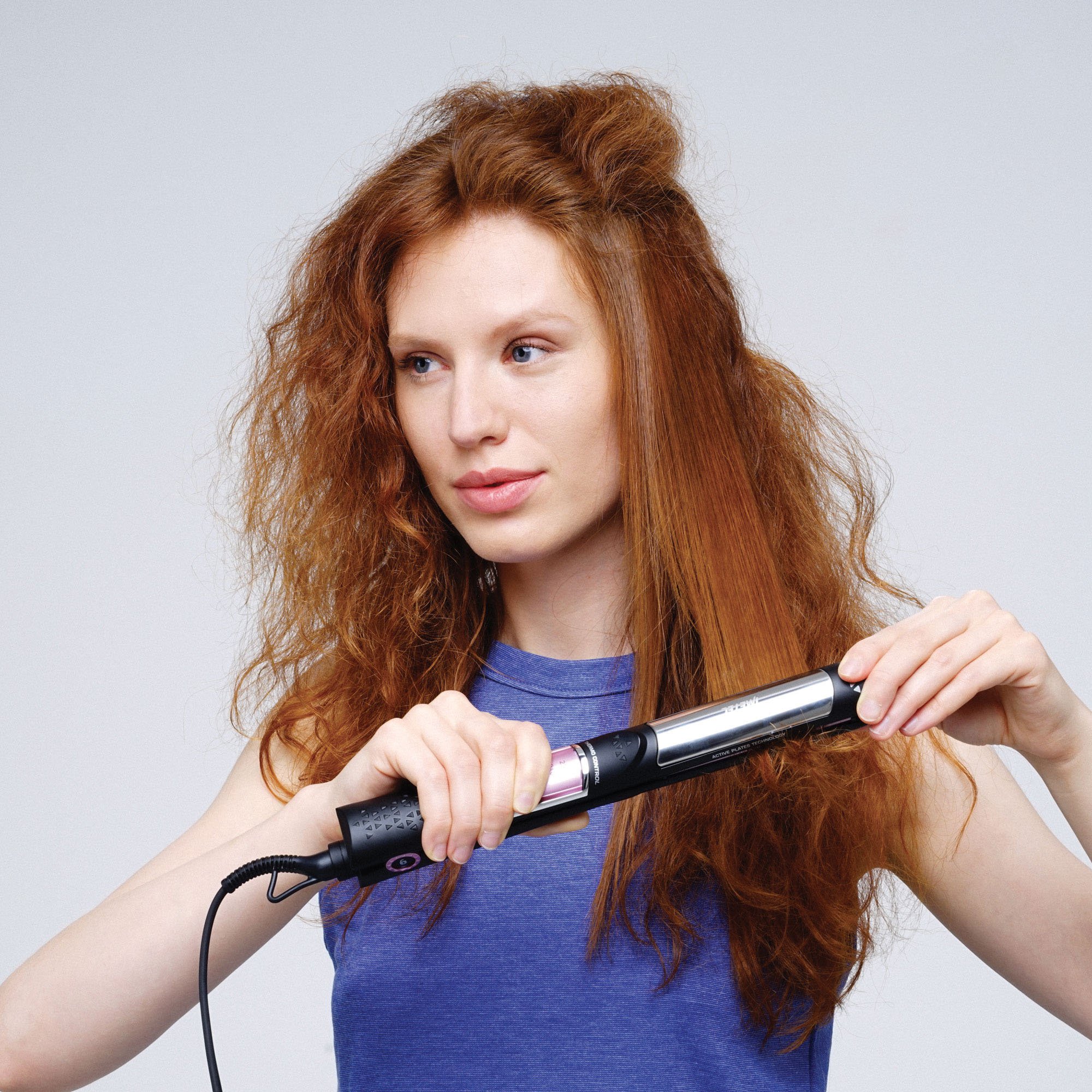 Bellissima Imetec Creativity B27 100 Piastra Per Capelli Con Rivestimento In Ceramica E Controllo Della Temperatura, Temperatura regolabile 150°C / 230°C