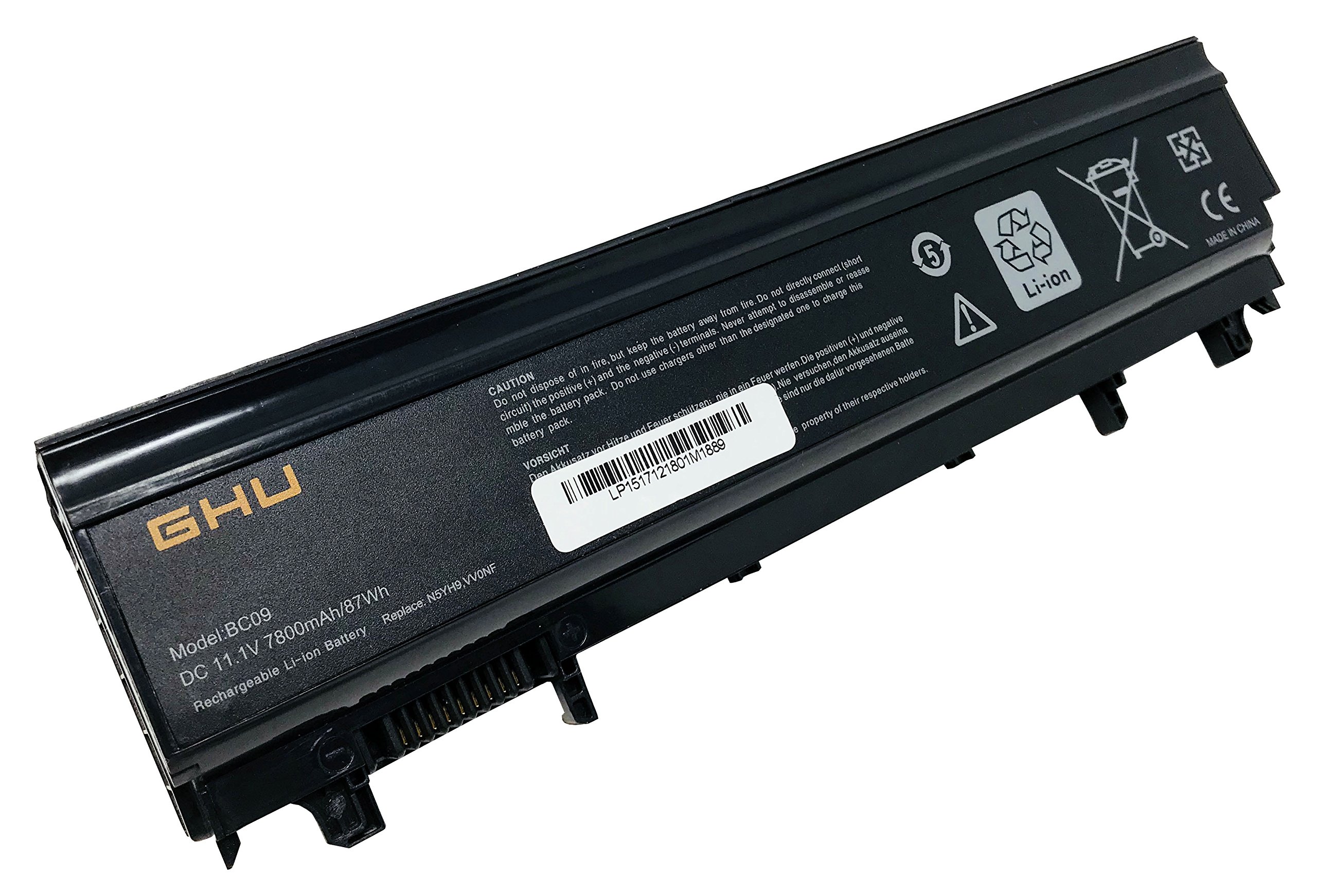New GHU Battery 11.1V 87WH Compatible with Dell Latitude E5540 E5440 VV0NF 0K8HC 1N9C0 CXF66 WGCW6 0