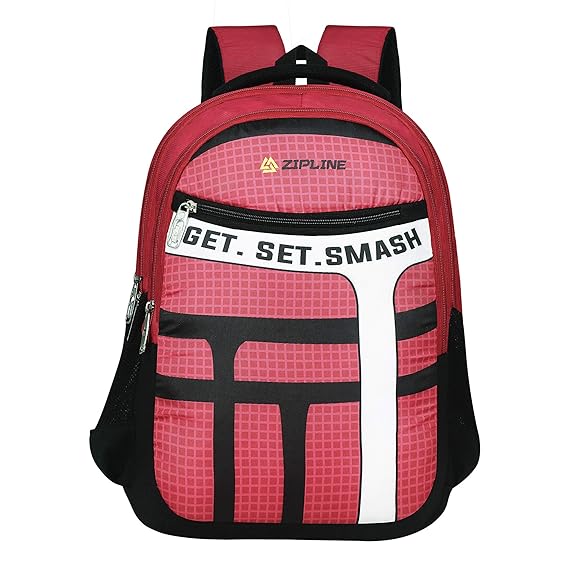 ZIPLINE Unisex Casual Polyester 36 L Backpack School Bag Women Men Boys Girls Children Daypack College Bag Book School Sports Bag