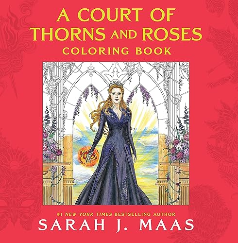 A Court of Thorns and Roses Coloring Book - Paperback