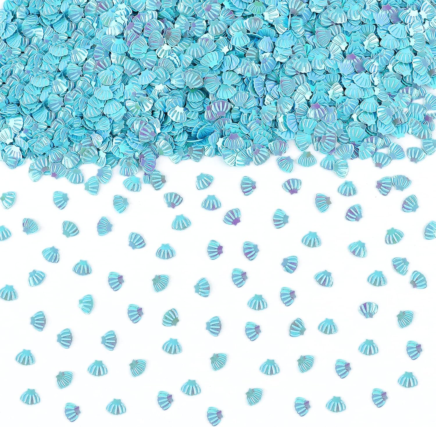 Amazon.com: Keaziu 880Pcs Mermaid Seashell Confetti for Wedding ...