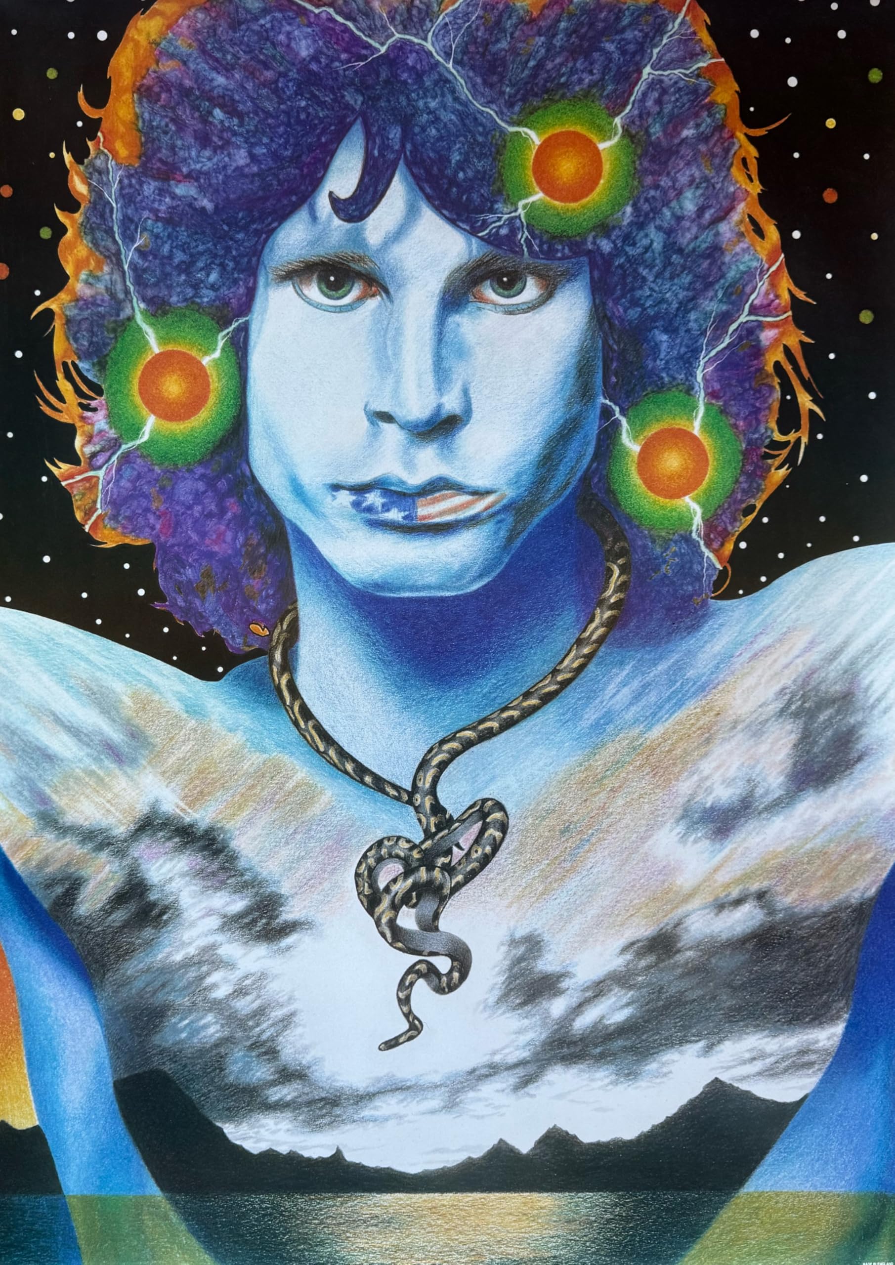 Affiche Jim Morrison grand format poster musique decoration murale - 2