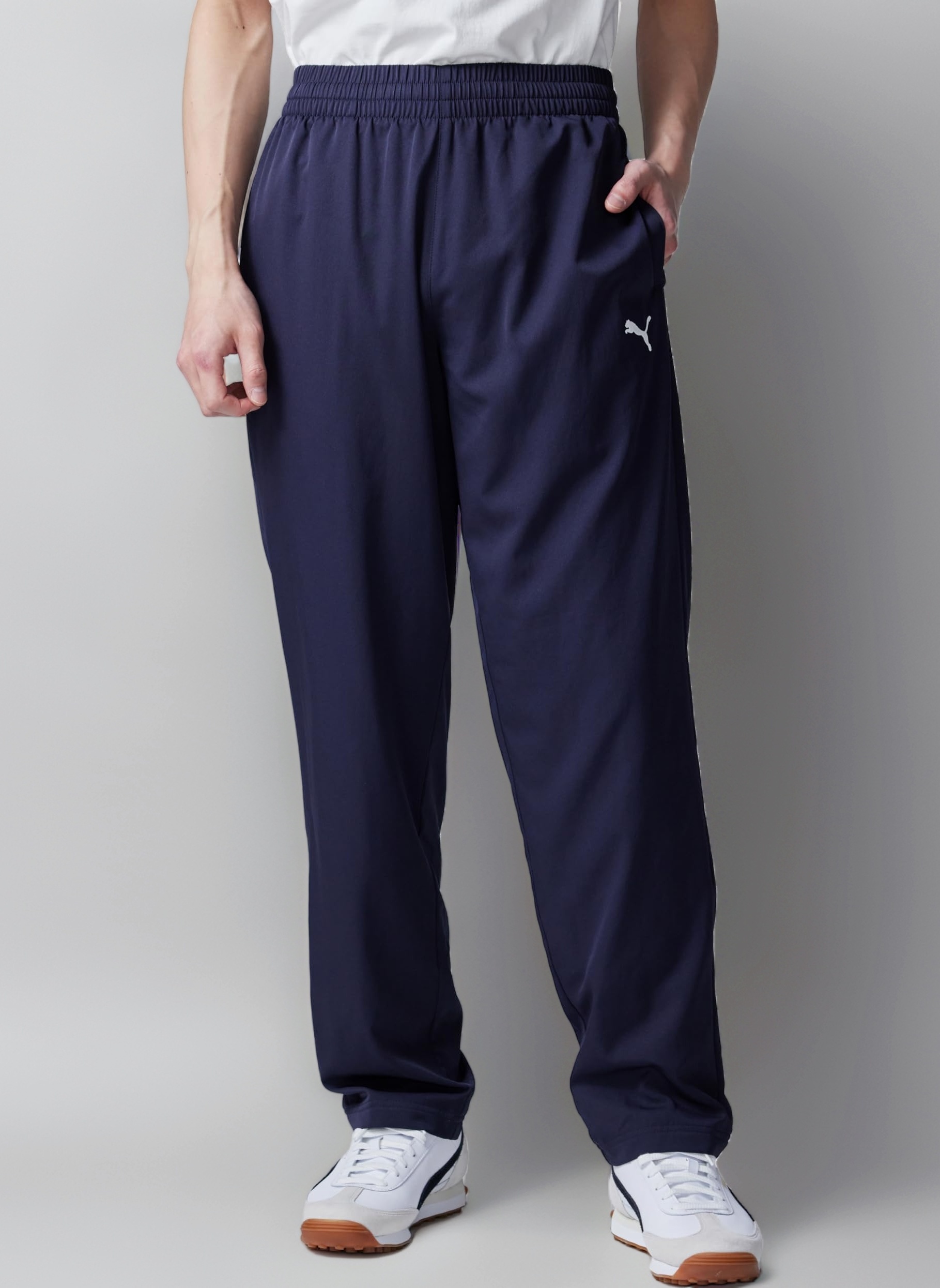 バレーボールパンツ トンボ 　72㎝ 480 濃紺 ナイロン100%　Wオペロン Amazon | 68752616_ESS プーマロゴ ポリ ウーブンパンツ OP_ニュー
