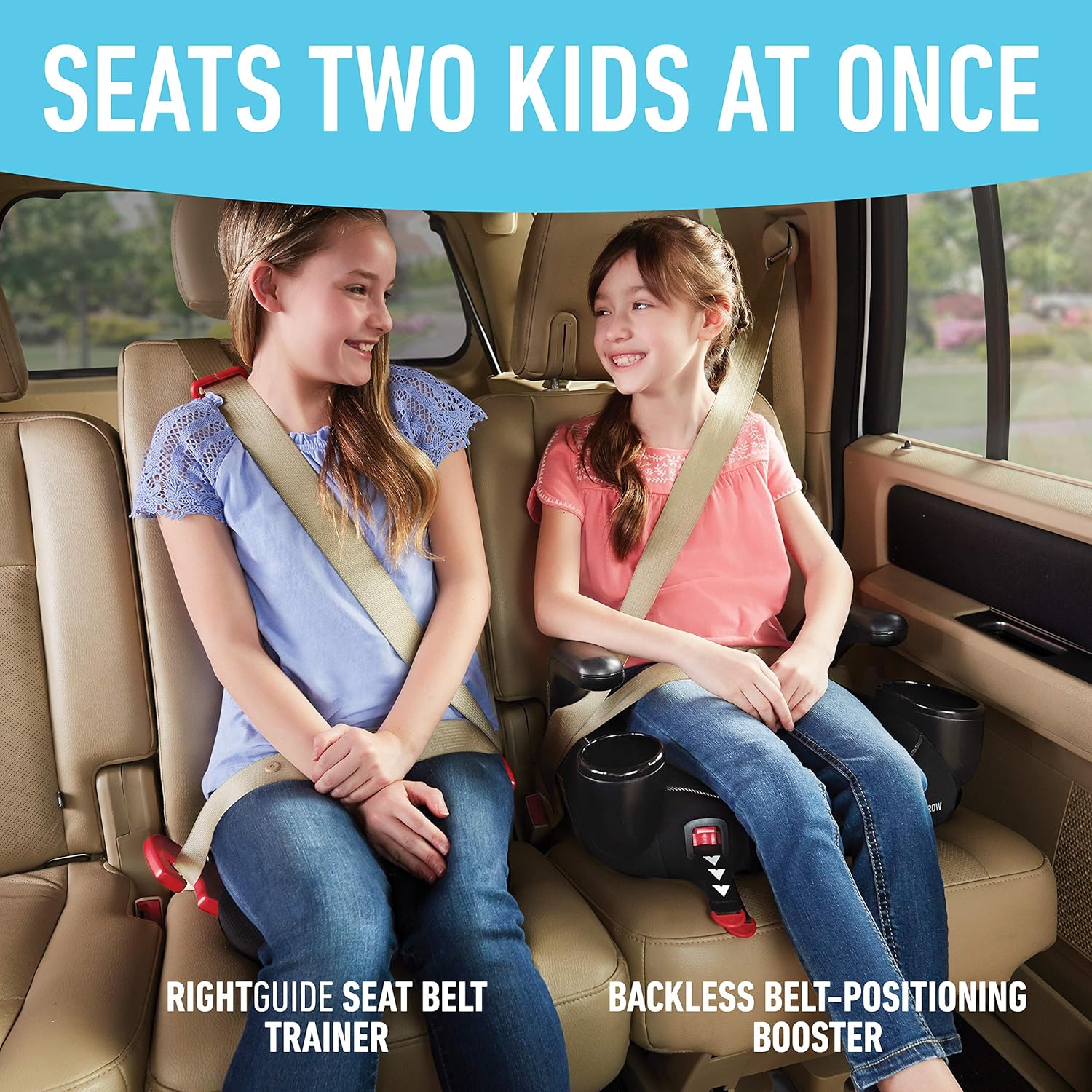 Seat belt positioning booster Clearance