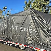 Vista 7 de ATERET Cuerdas elásticas de goma con ganchos I de 21 pulgadas, 32 pulgadas de elasticidad máxima, correas de amarre negras resistentes