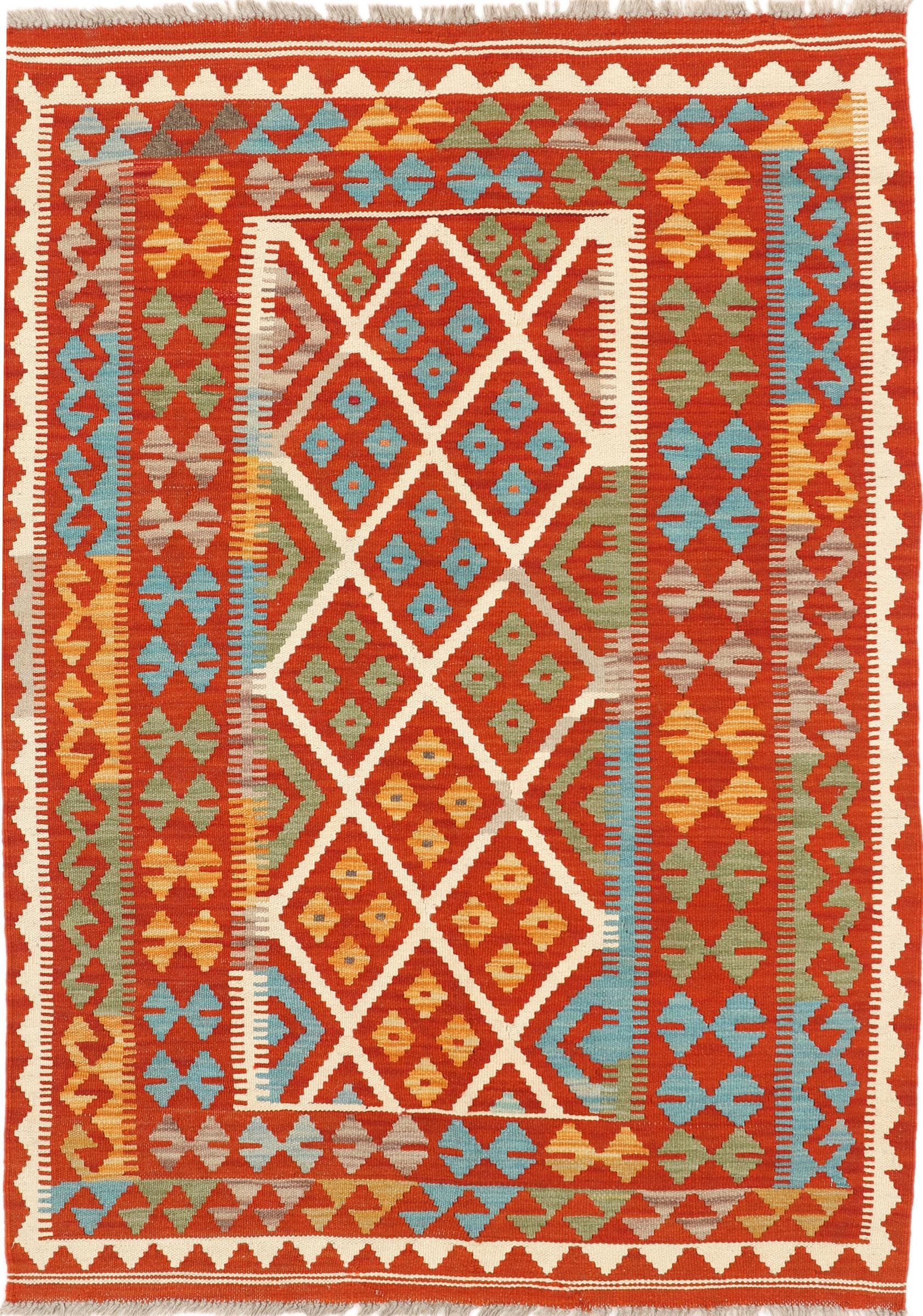 Tapis Kilim Afghan en laine pour sublimer votre salon ou bureau