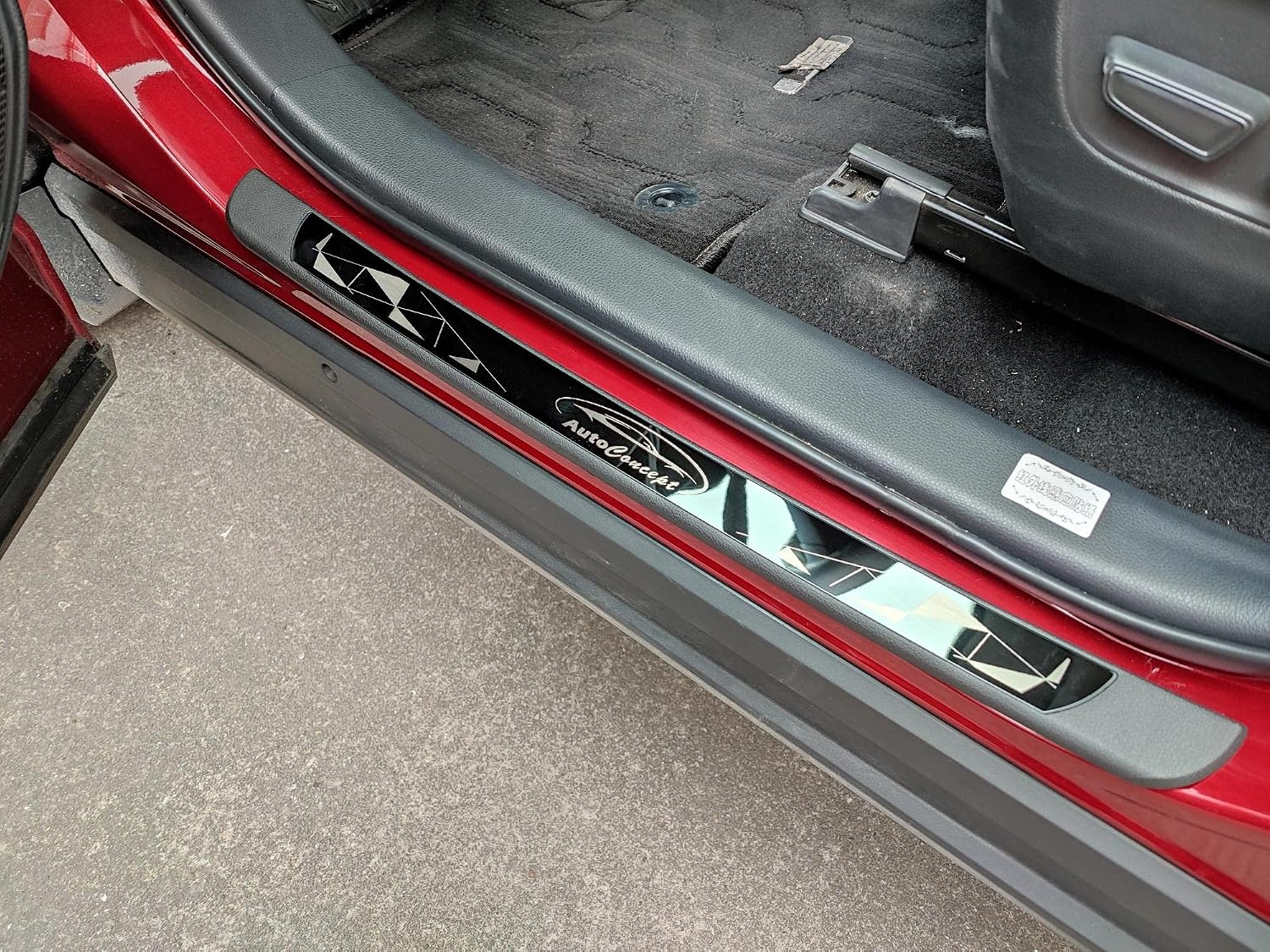 Auto Parts Door Sill Protector, for Volkswagen Golf 7 8 2013-2022 Accessories Car Scuff Trim, Steel with Plastic Door Entry Guard Plate