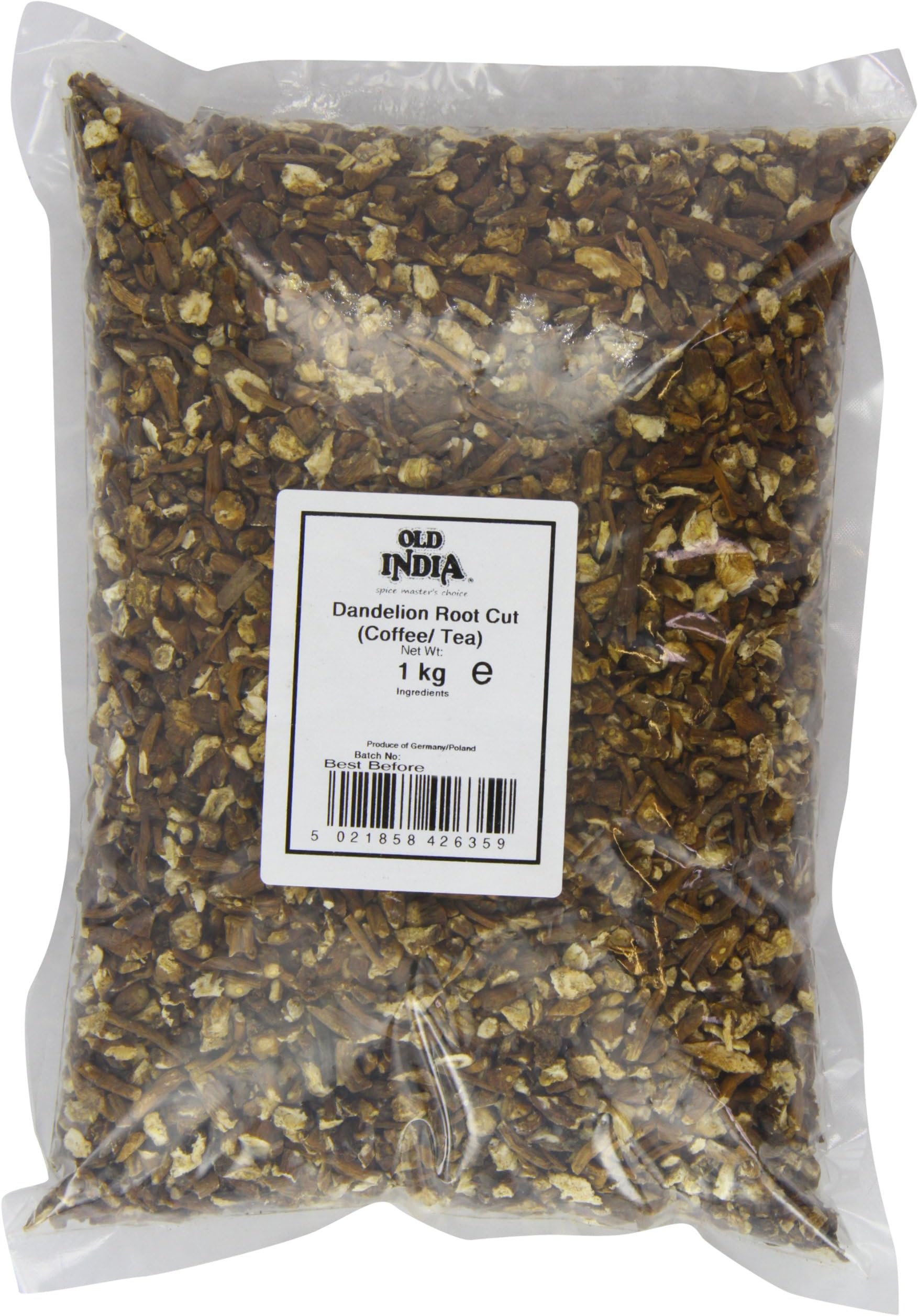Old India Dandelion Root Cut (Coffee/ Tea) 1 Kg
