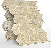 Vista 1 de MOFIT Protector contra salpicaduras despegar y pegar para cocina, Panel de pared 3D azulejo despegar y pegar autoadhesivo protector contra