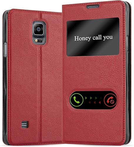Cadorabo Custodia Libro per Samsung Galaxy Note Rosso Zafferano con Funzione Stand Chiusura Magnetica Portafoglio Cover Case Wallet Book Etui Protezione Cadorabo Custodia Libro per Samsung Galaxy Note Rosso Zafferano con Funzione Stand Chiusura Magnetica Portafoglio Cover Case Wallet Book Etui Protezione