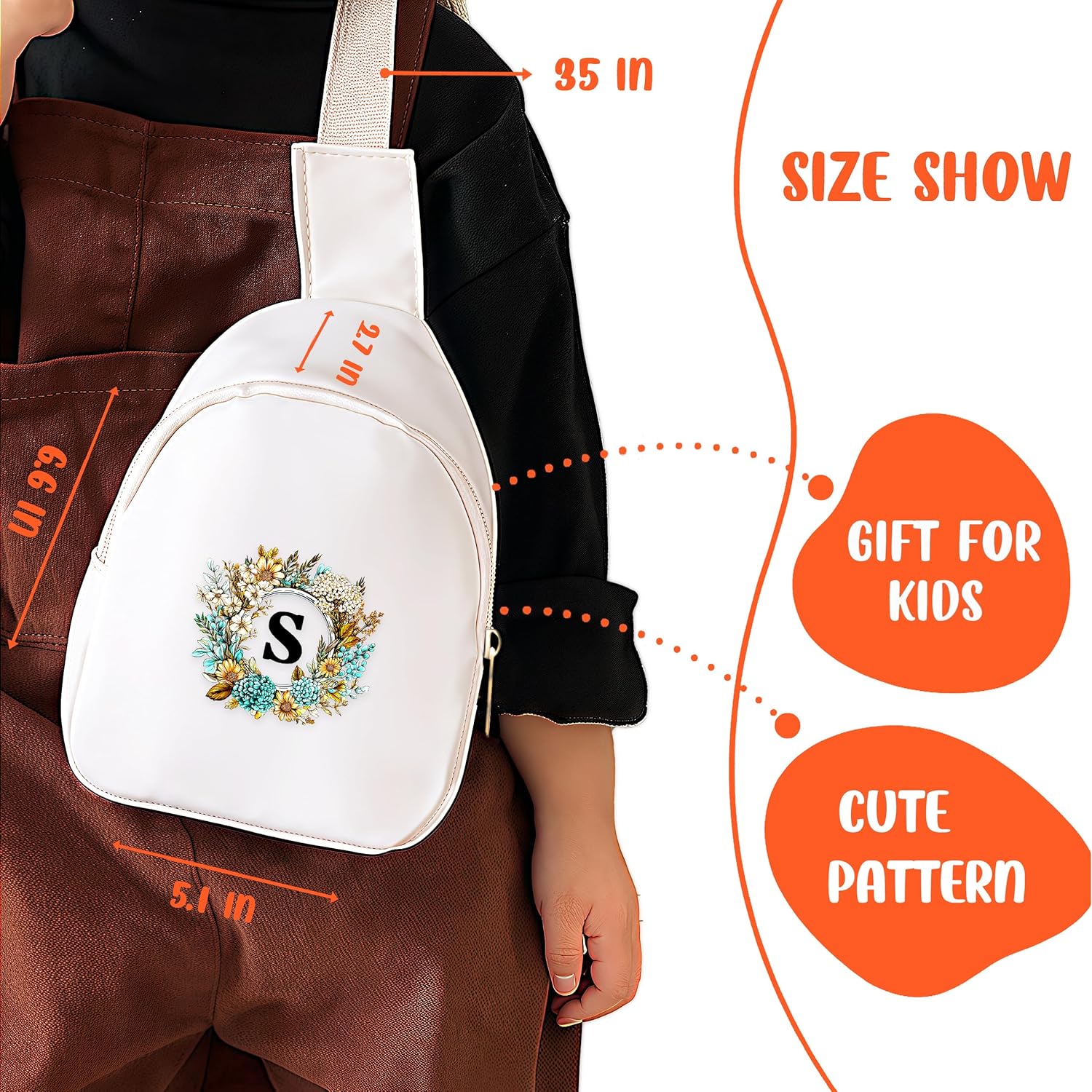 Initial Purse, Mini Sling CrossBody Bag, Gifts For Women Girls Sister Daughter Granddaughter Niece Friend Birthday Party Travel (Letter S) - Image 4