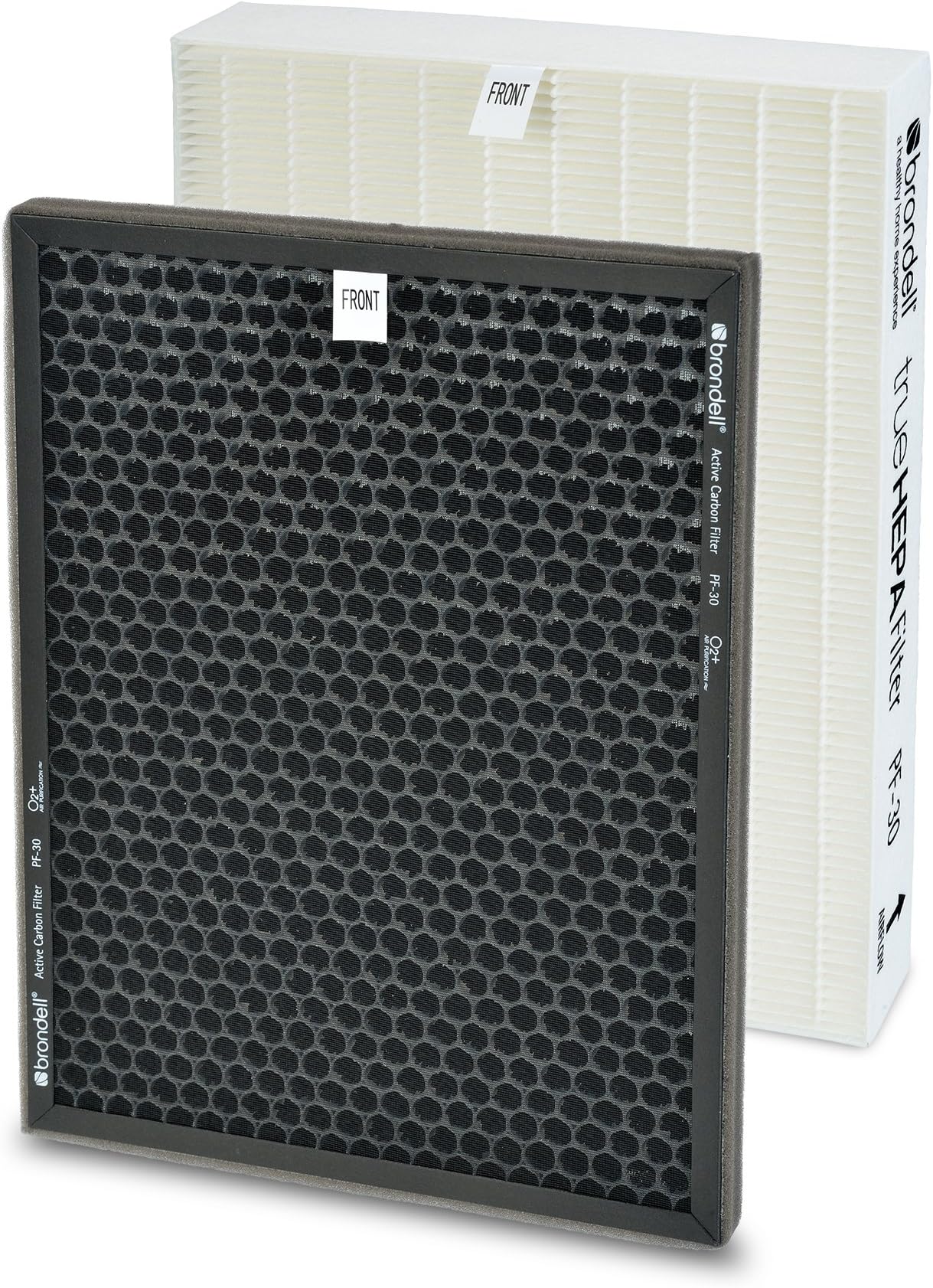 Brondell PF-30 Activated Carbon and HEPA Air Filter Replacement Pack for Halo Air Purifier, Lasts Up to 12 Months