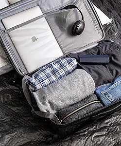 Samsonite Winfield 2 - 20-Inch Hardside Luggage with 360 Spinner Wheels, TSA Lock, Airline Approved - Charcoal
