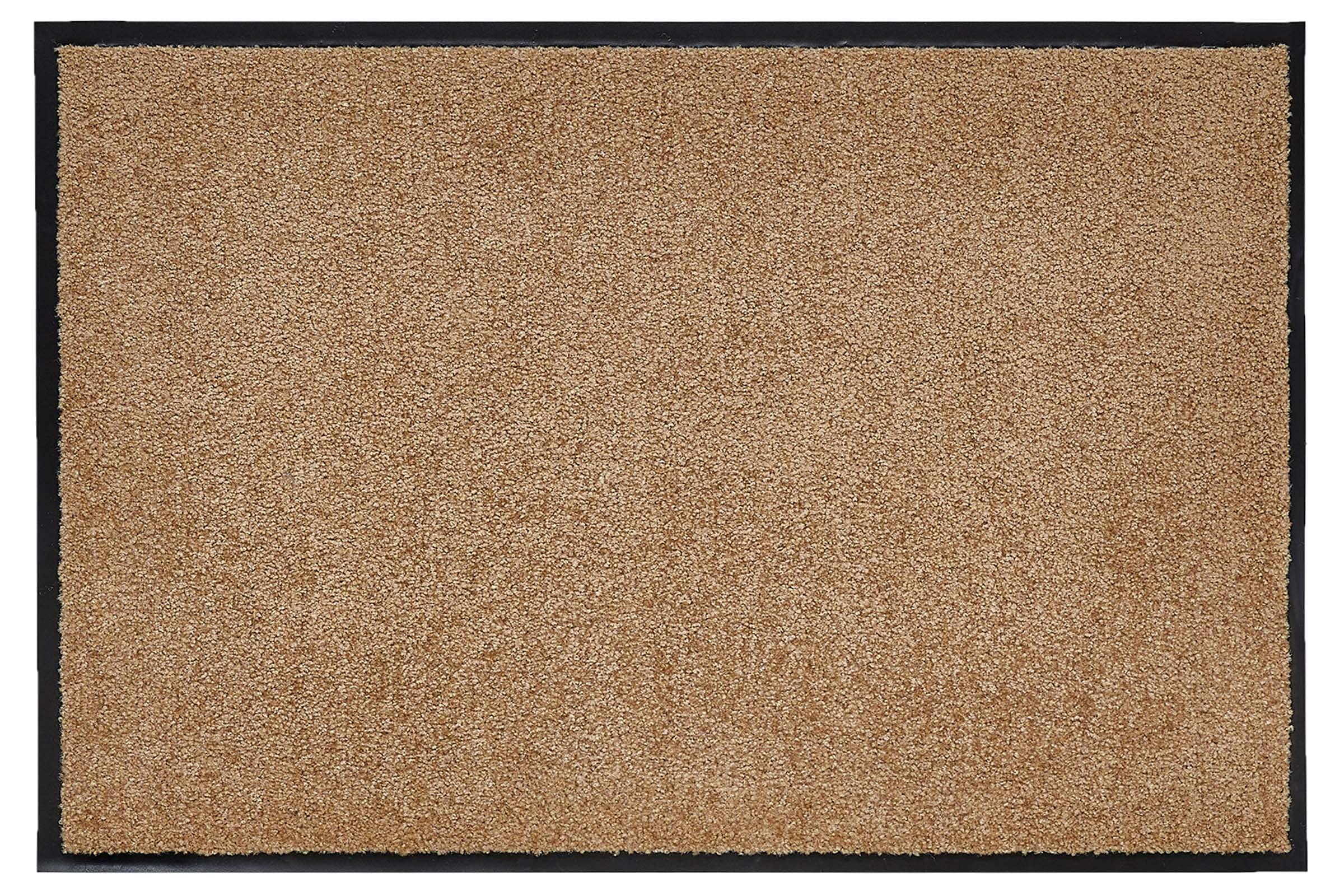 andiamo Premium Wash & Clean Doormat, Durable Dirt Trapper Mat, House Entrance, Indoor Doormat or as a Doormat in Covered Outdoor Areas, Absorbent Doormat 60 x 90 cm, Beige