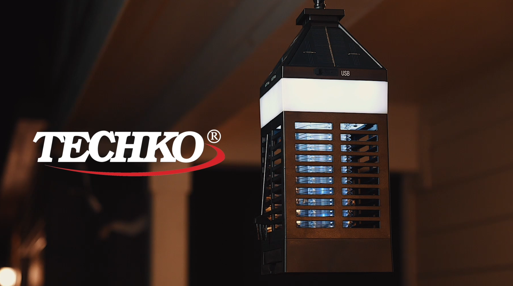Amazon.com : Techko Solar Zapper Lantern with 360º Easy-Clean