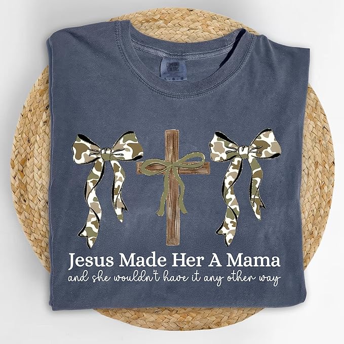 Religious Motherhood Gift Shirt Comf …