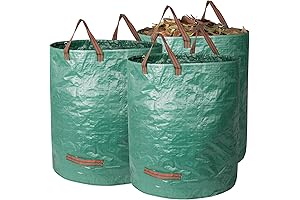 Heavy-Duty Yard Waste Bags with Reinforced Handles for Effortless Garden Cleanup