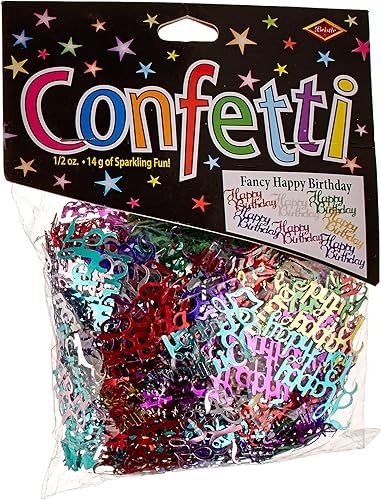 Beistle Confeti de feliz cumpleaños