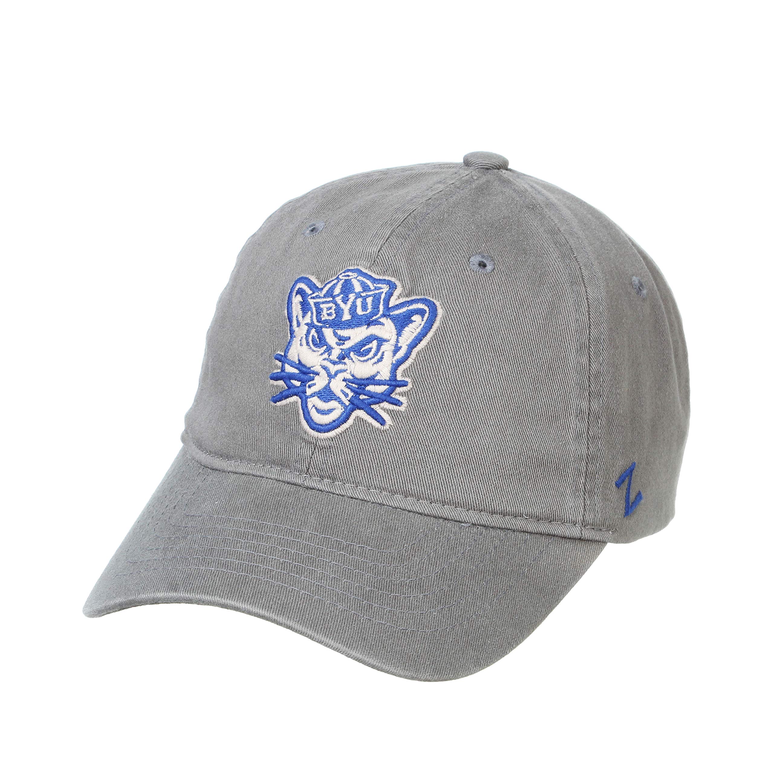 ZHATS NCAA BYU Cougars Mens Adjustable Scholarship Hat Charcoal, BYU Cougars Charcoal, Adjustable โ image 1