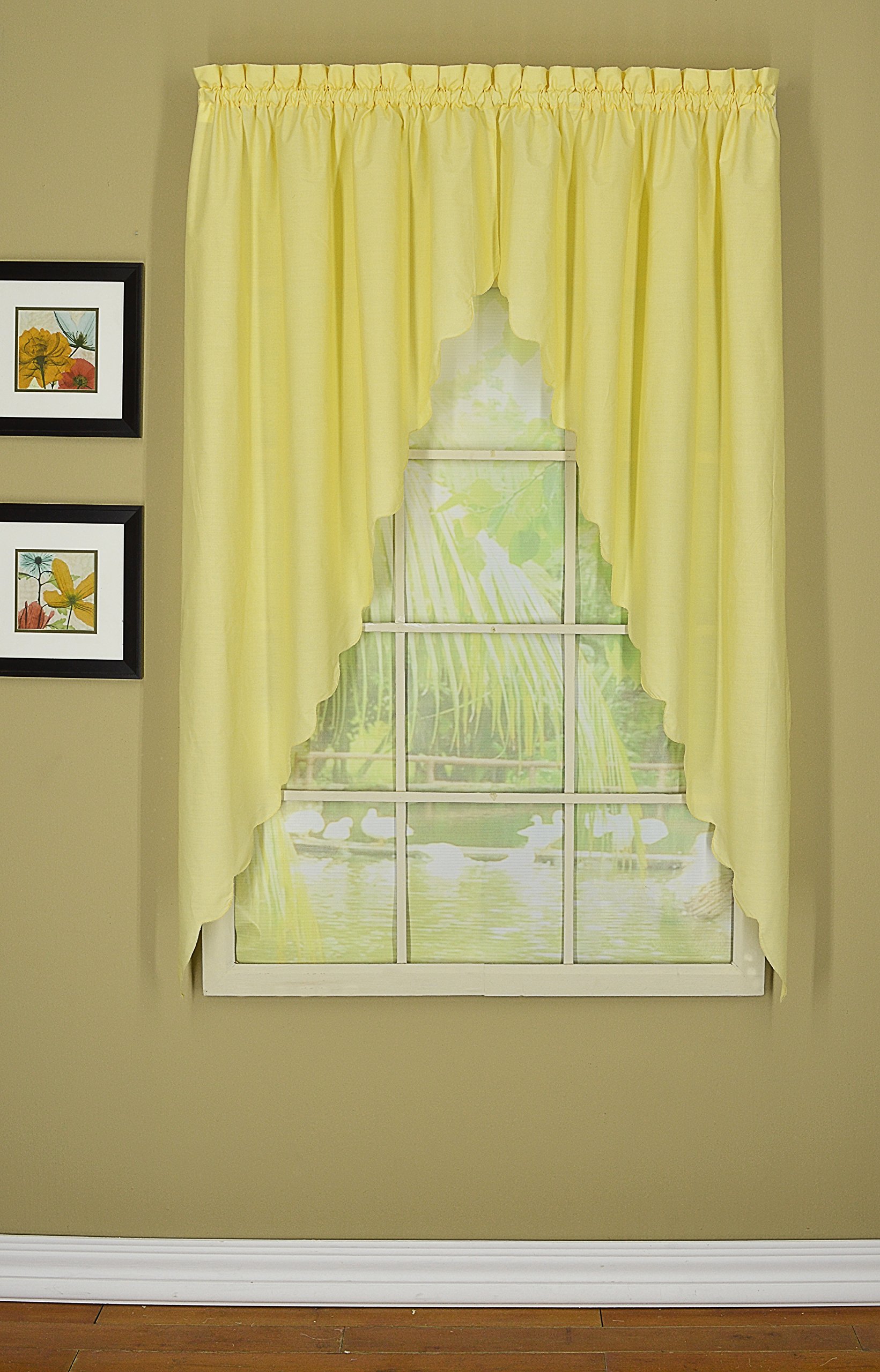 Yellow Swag Curtains Curtains & Drapes 2023