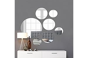 Light In The Dark Mirror Decor- 3 Mirror Set Wall Decor