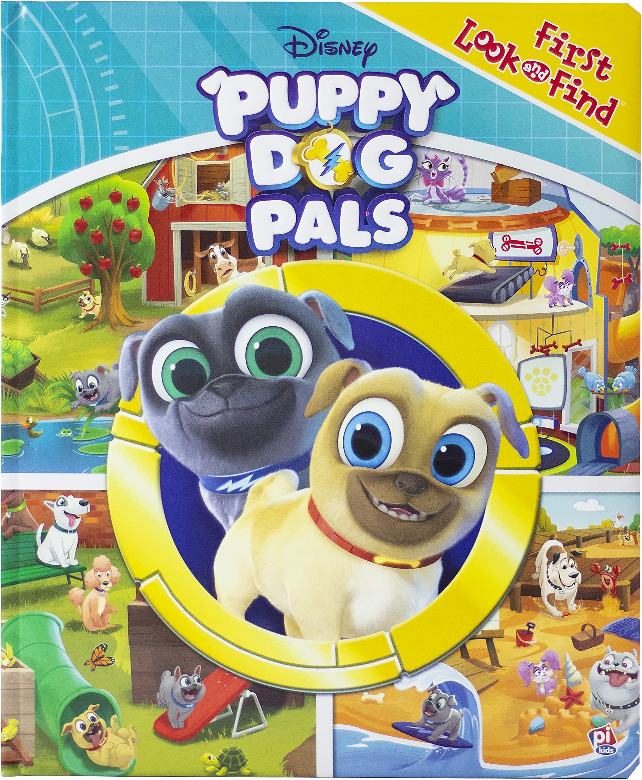 Disney Puppy Dog Pals with Bingo and Rolly - First Look and Find Activity Book - PI Kids