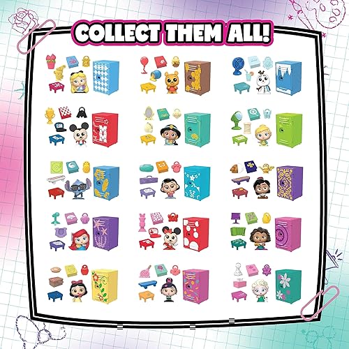 Miniatura 3 de DOORABLES Disney Academy Surprise Locker 3 Pack, juego de figuras coleccionables, los estilos pueden variar, obsequios navideños, regalos,