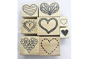 Hearts Rubber Stamp Set: Unleash Creativity with Endless Artistic Adventures for Kids