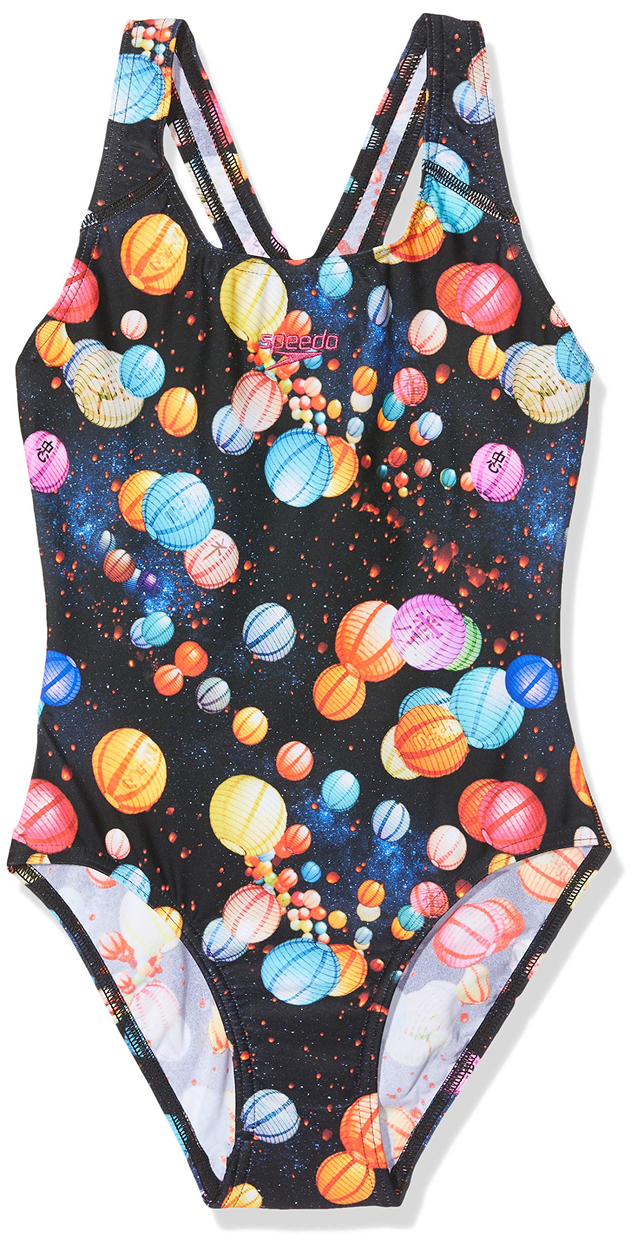 Speedo Crane Blossom Placement Splashback Costume da Bagno Bambina