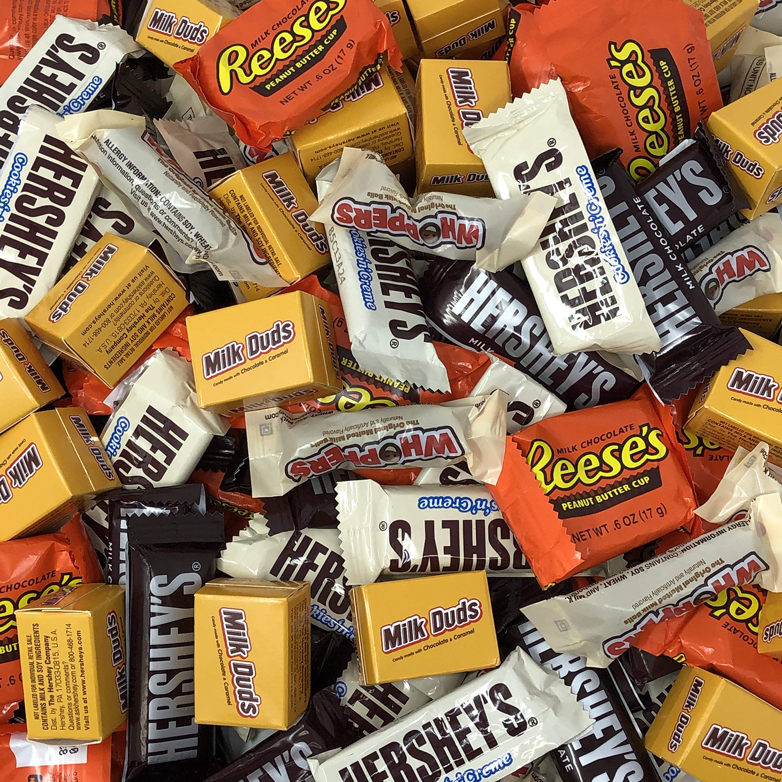 Bulk Chocolate Candy Bars Individually Wrapped, Including Hershey's