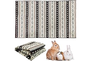 Large Washable Rabbit Floor Mats for Indoor or Outdoor, Machine Washable Mats for Rabbits