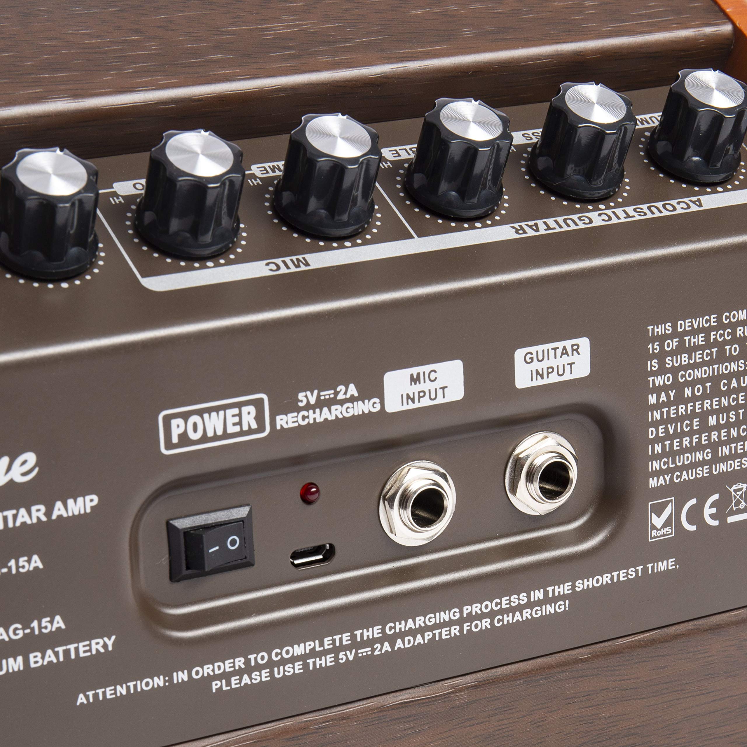 Fame AG-15A Battery Amplifier (Electro-Acoustic Guitar) - Amplificateur pour Guitare Acoustique