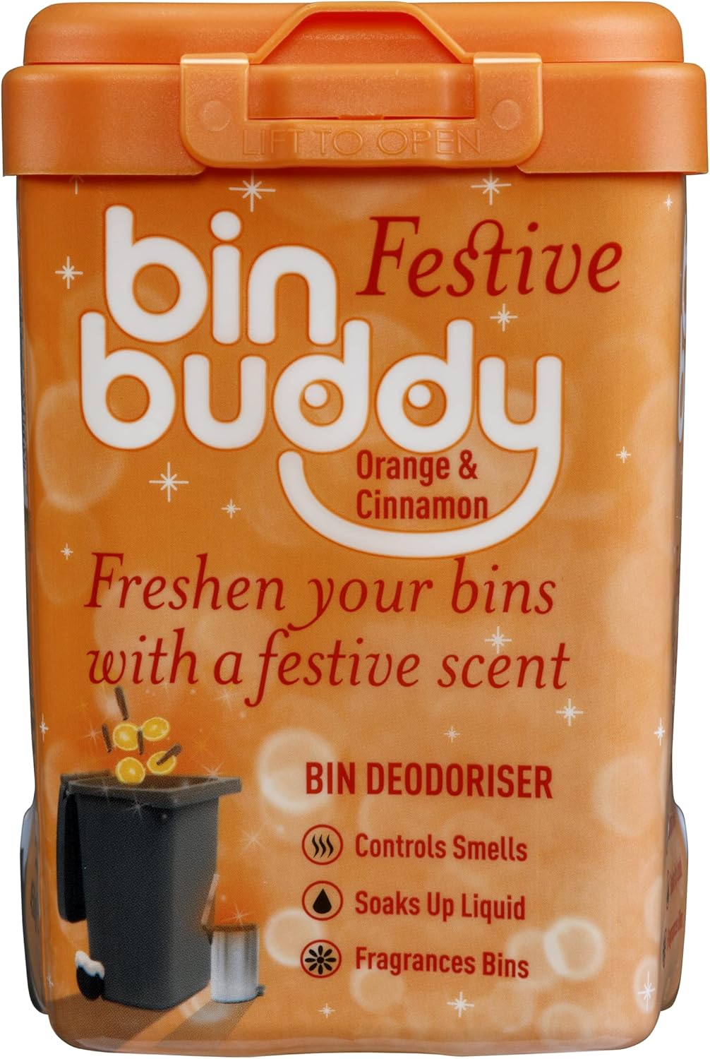 Bin Buddy Festive, Bin Deodorizer Powder, 450g, 1