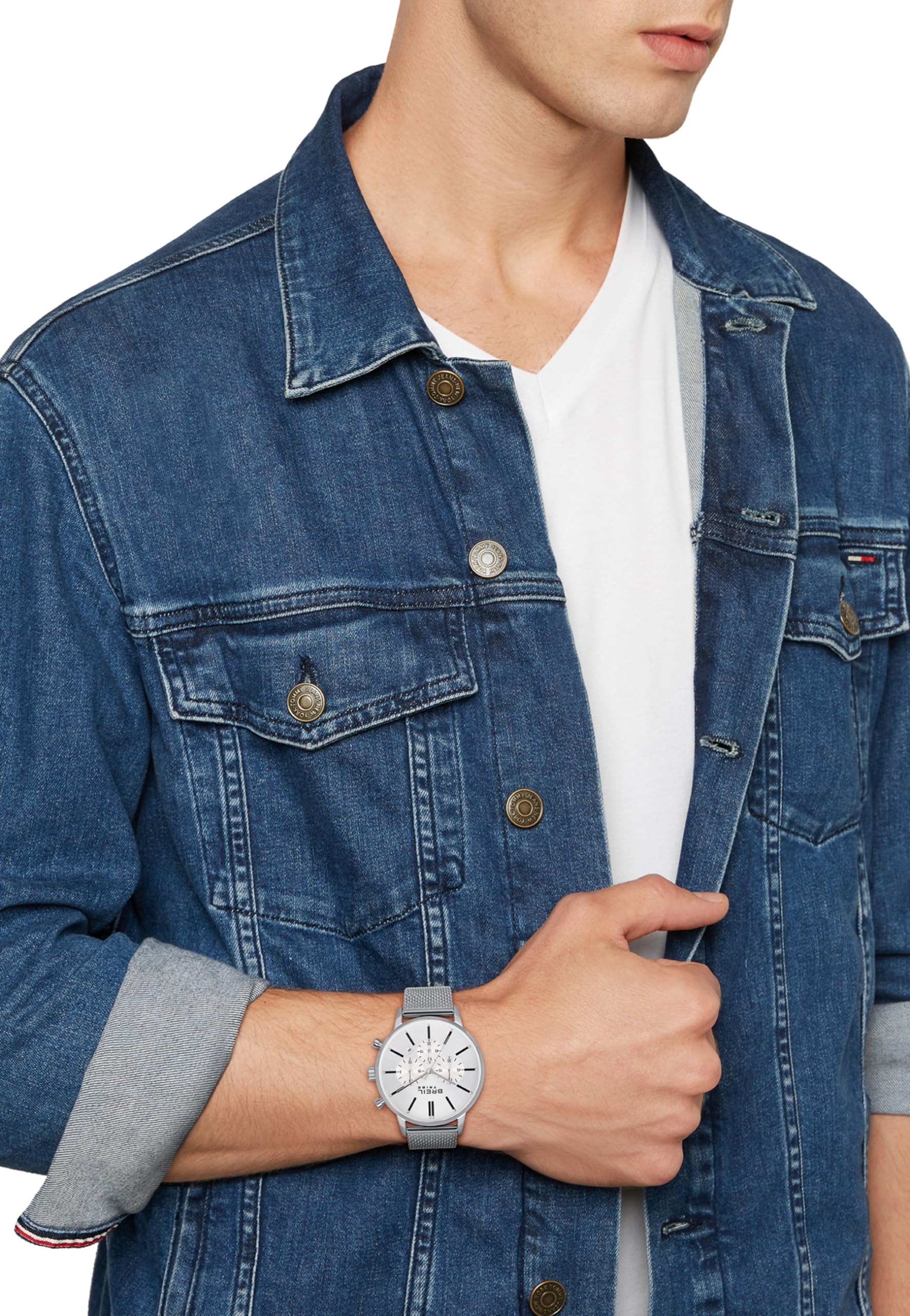 BREIL Orologio da uomo, collezione Avery, movimento al quarzo analogico, impermeabile fino a 30 metri, idee regalo per uomo