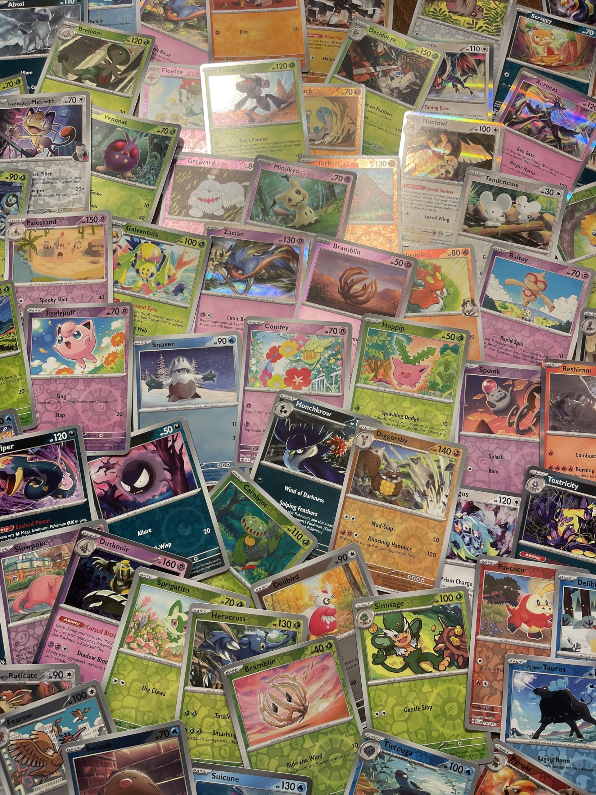 Captain Cards Pokémon Mystery Pack - 50 Genuine Pokémon Cards - 40 Common & Uncommon + 10 Guaranteed Holo - Collectors Bundle - Image 4