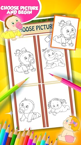 Sweet Baby Coloring Book