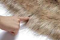 Vista 26 de Caracilia - Elegante estola tipo chal en piel sintética para el invierno.