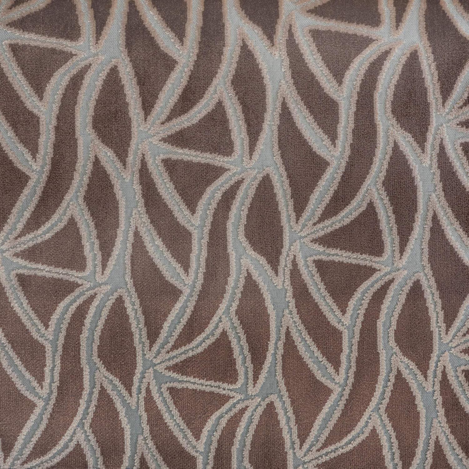 TOP FABRIC, Avalon - Multi-Purpose Abstract Cut Velvet Upholstery Fabric by The Yard Cream