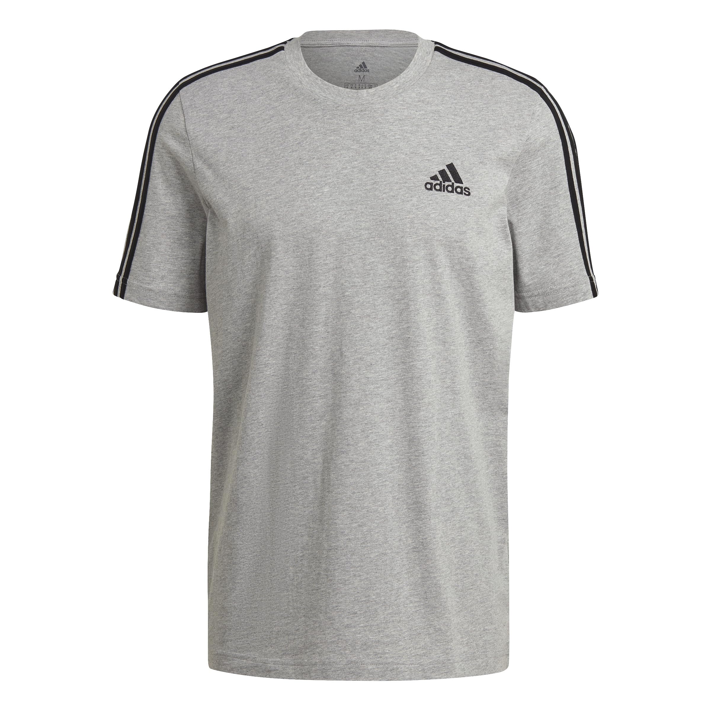 adidas Essentials Single Jersey 3-Stripes tee Camiseta de Manga Corta Hombre (Pack de 1) — view 53