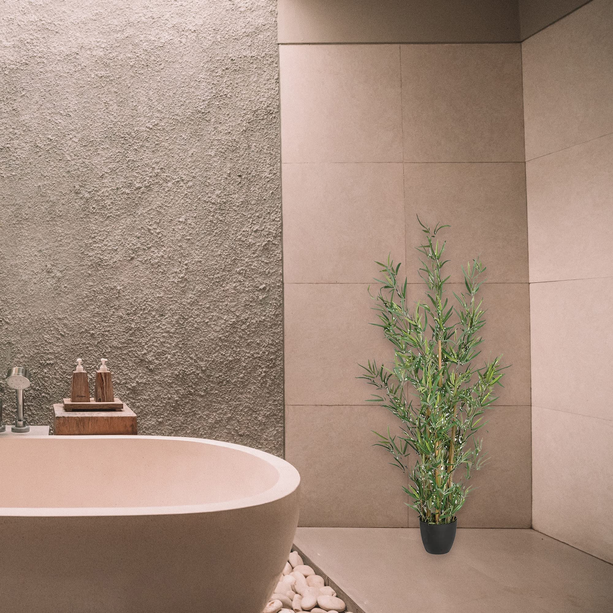 ATMOSPHERA CREATEUR D'INTERIEUR Bambou Artificiel en Pot H.120