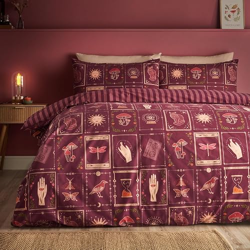 Enchanted Witchcraft Parure de lit King Size Prune