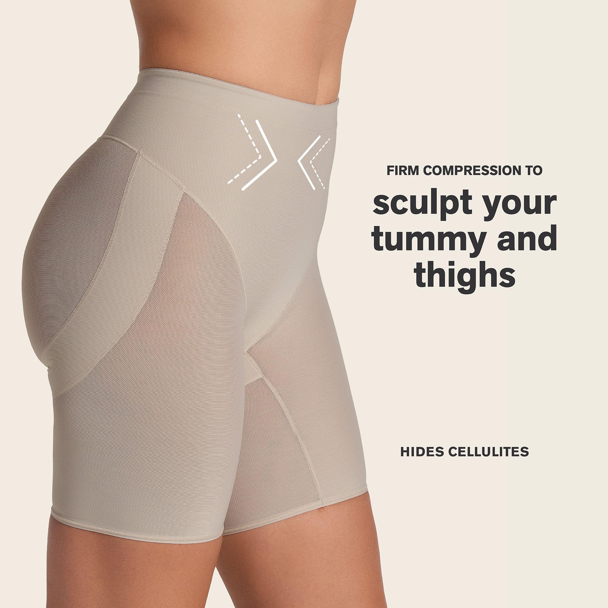 Leonisa Braga Faja Tipo Short Levanta glúteos de Control en Abdomen