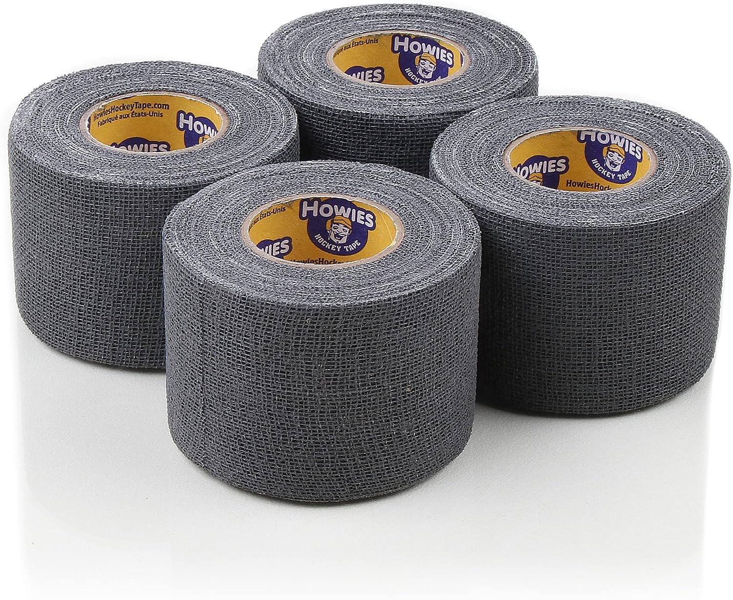 Howies Hockey Tape - Pro and Stretch Grip Hockey Tape (4 Pack) Coband Cohesive Wrap…