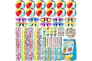 Joycover Pool Party Favors Beach Party Favors, 122 PCS Hawaiian Pool Beach...