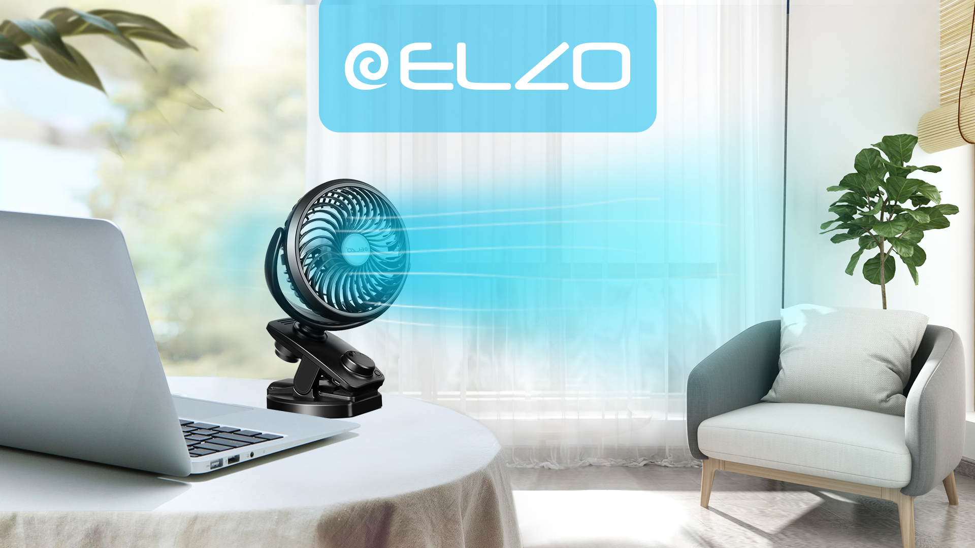 Mini Ventilatore A Clip USB, Piccolo Ventilatore Da Tavolo 4 In 1 Con Batteria 3 Velocita Regolabili Silenzioso Per Ufficio Camera Da Letto Campeggio Passeggino 87749990